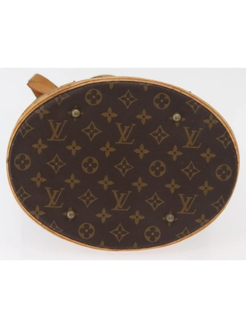 Authentic LOUIS VUITTON Monogram Bucket GM Shoulder Bag M42236 LV